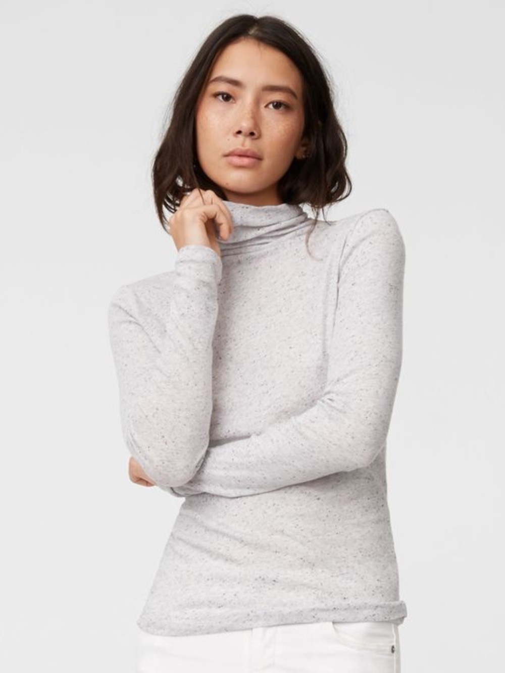 Club Monaco Julie Turtleneck Sweater Striped XS